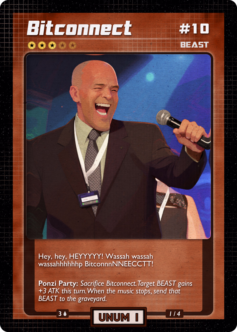 Bitconnect, Season 1 card #010