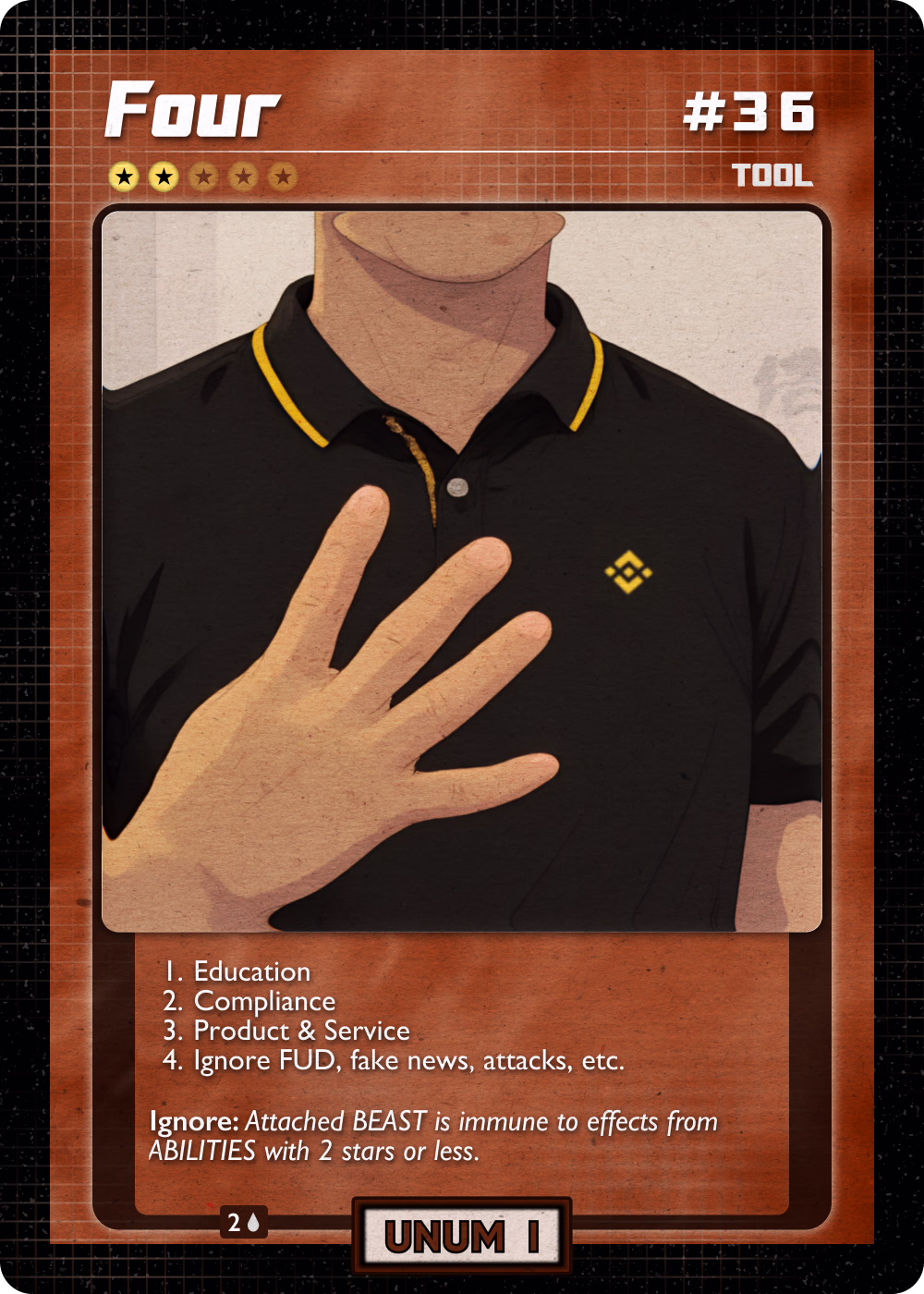 Four, Season 1 card #036